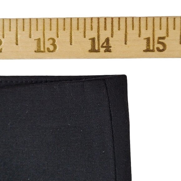 Ann Taylor Capri Leggings Size M 29X25 Ponte Zipper Pockets Elastic Waist - Picture 8 of 12